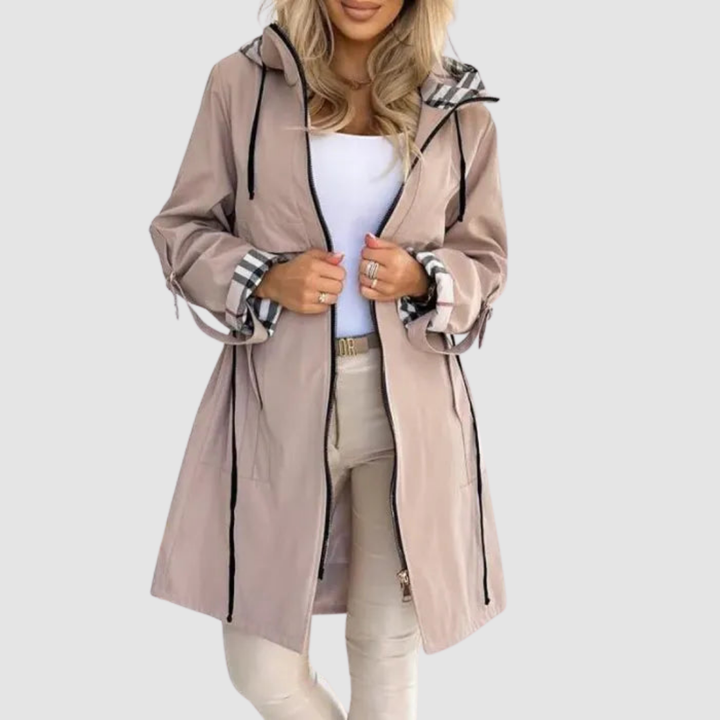 Waterproof Hooded Zip-Up Coat