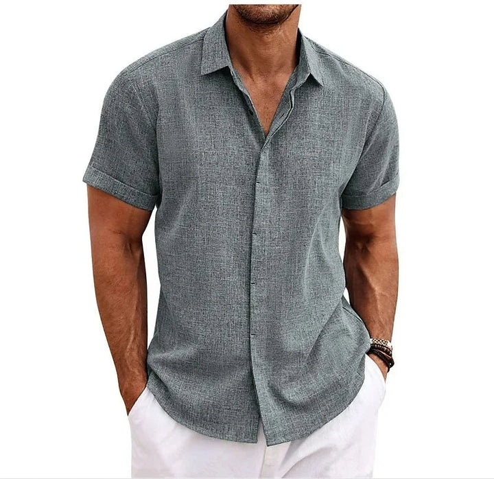 Men's Cotton-Linen Shirt