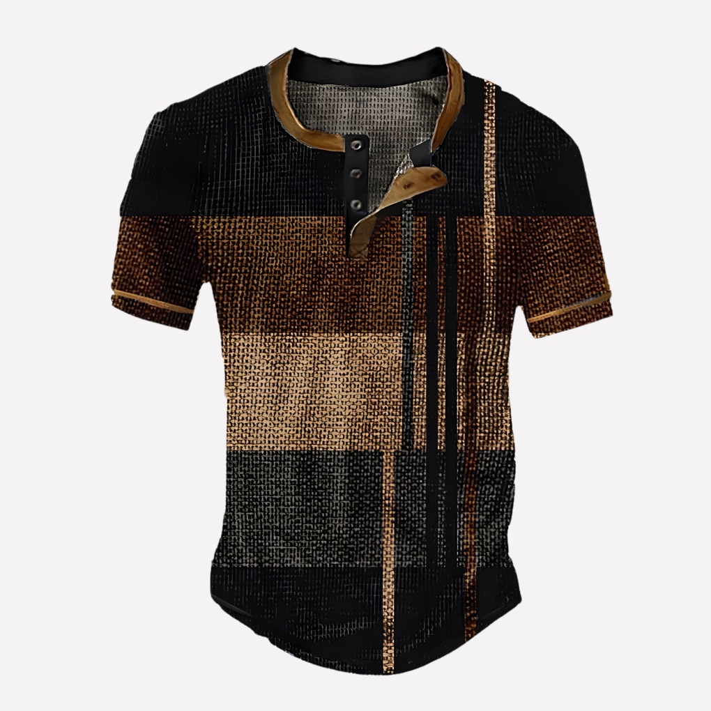 Men’s Waffle Knit Casual Tee
