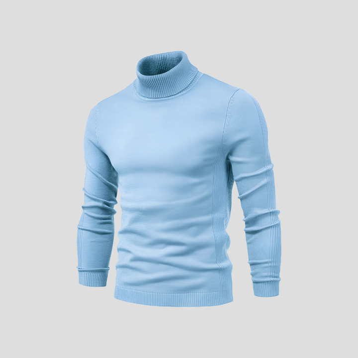 Men’s Casual Turtleneck Sweater – All-Season Wear