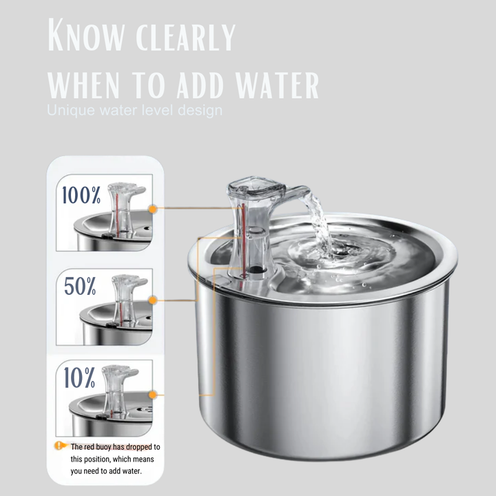 Stainless Steel Cat Water Dispenser
