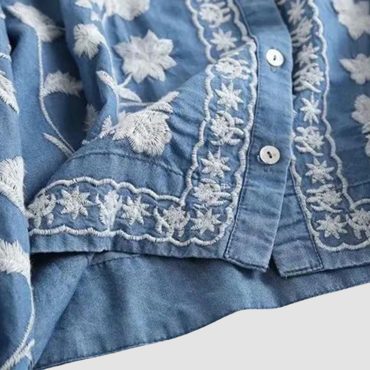 Bohemian Embroidered Women's Cardigan
