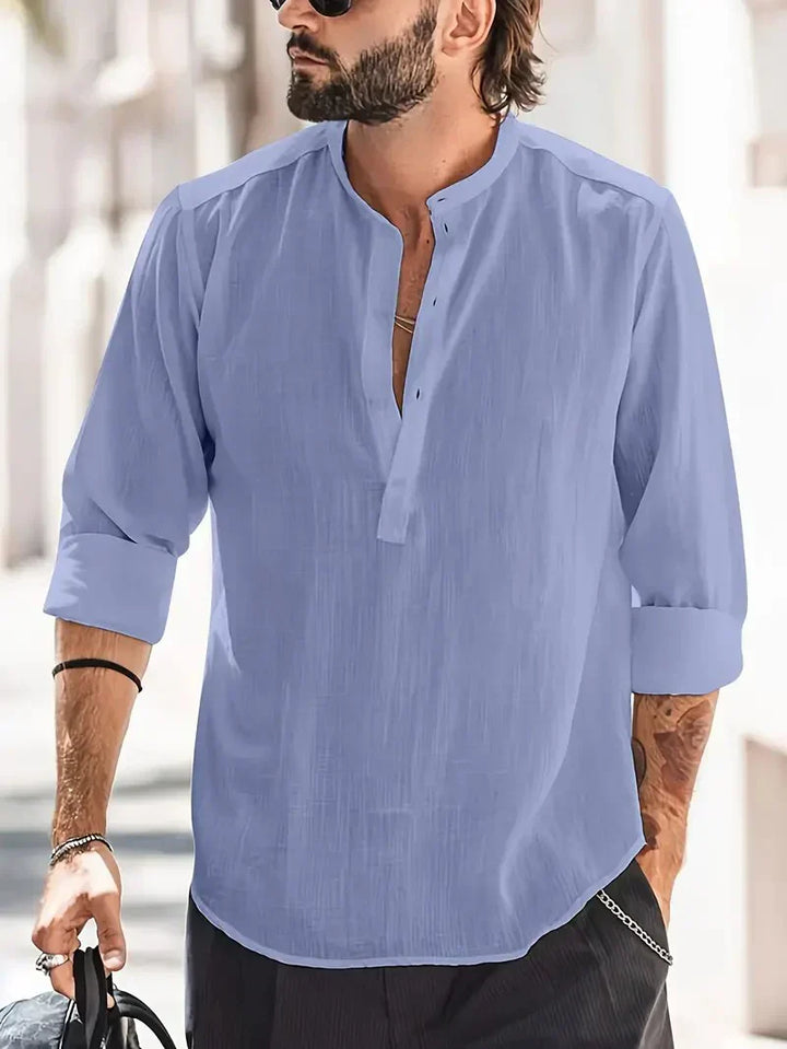 Men’s Casual Summer Linen Shirt