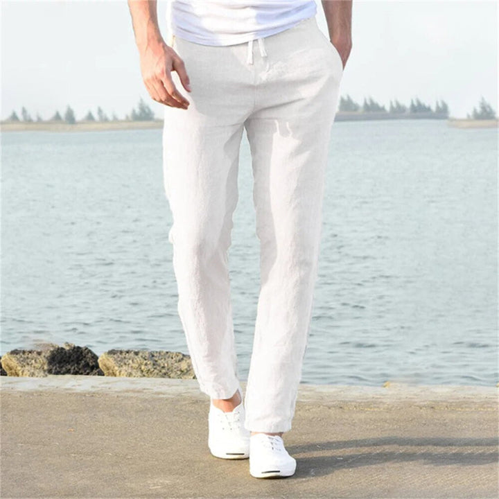 Men's Linen Trousers - Casual Style for Warm Days