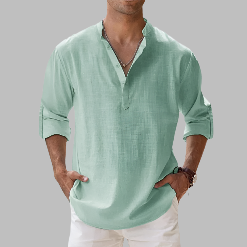 Men’s Relaxed Linen Summer Shirt