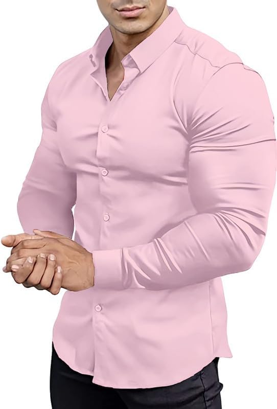 Men's Slim-Fit Wrinkle-Free Shirt for Spring 2026 – David
