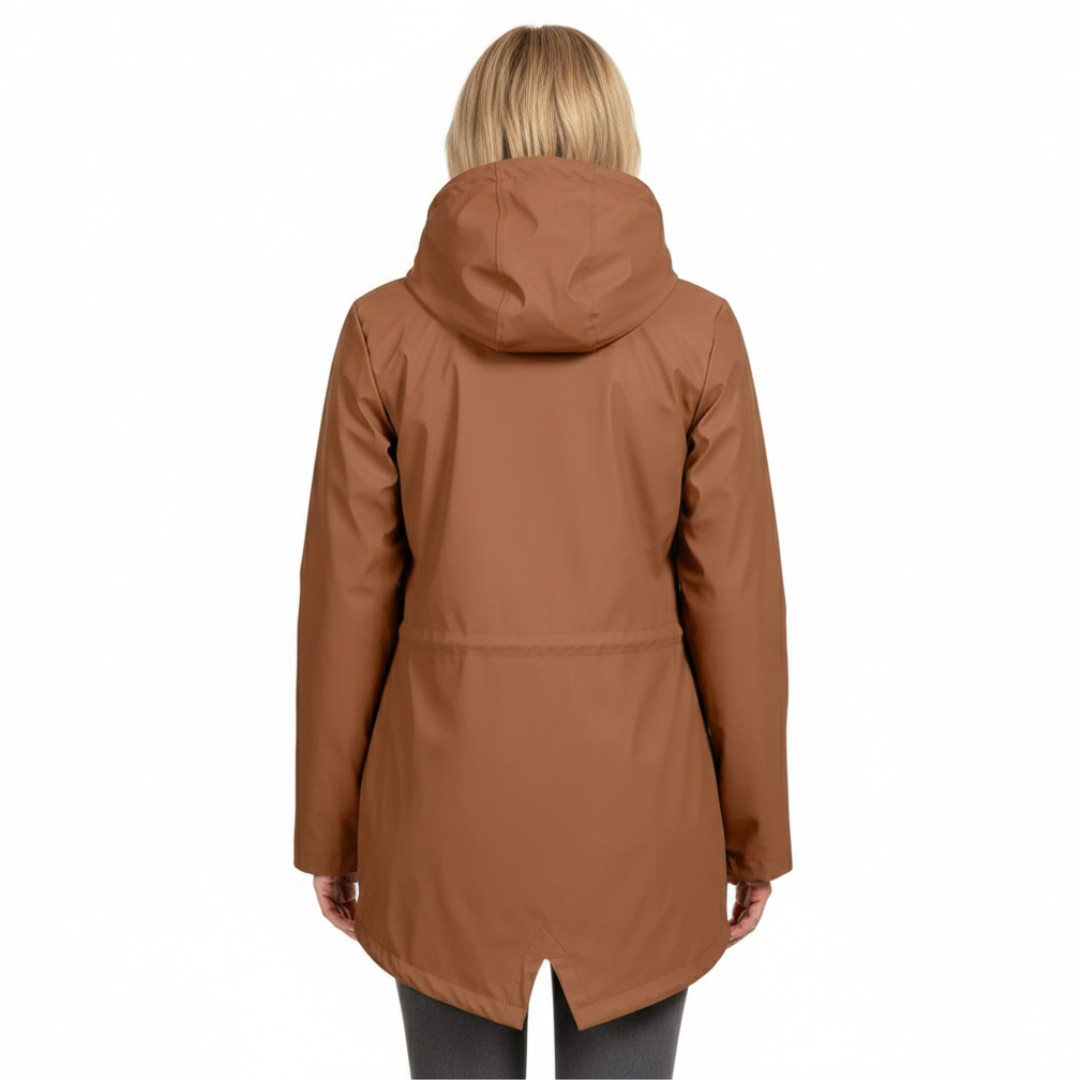 Women's Waterproof Jacket – Fleece-Lined – with Hood