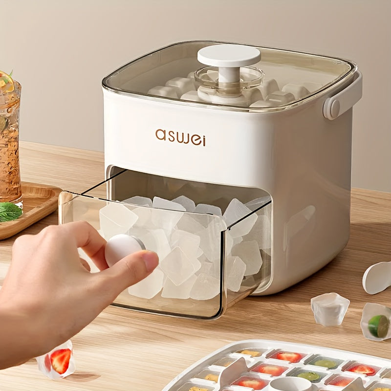 CrystalChill - Safe Ice Machine for Effortless Refreshment