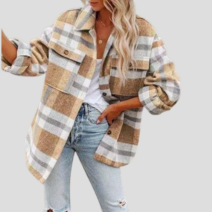 Women’s Plaid Overshirt