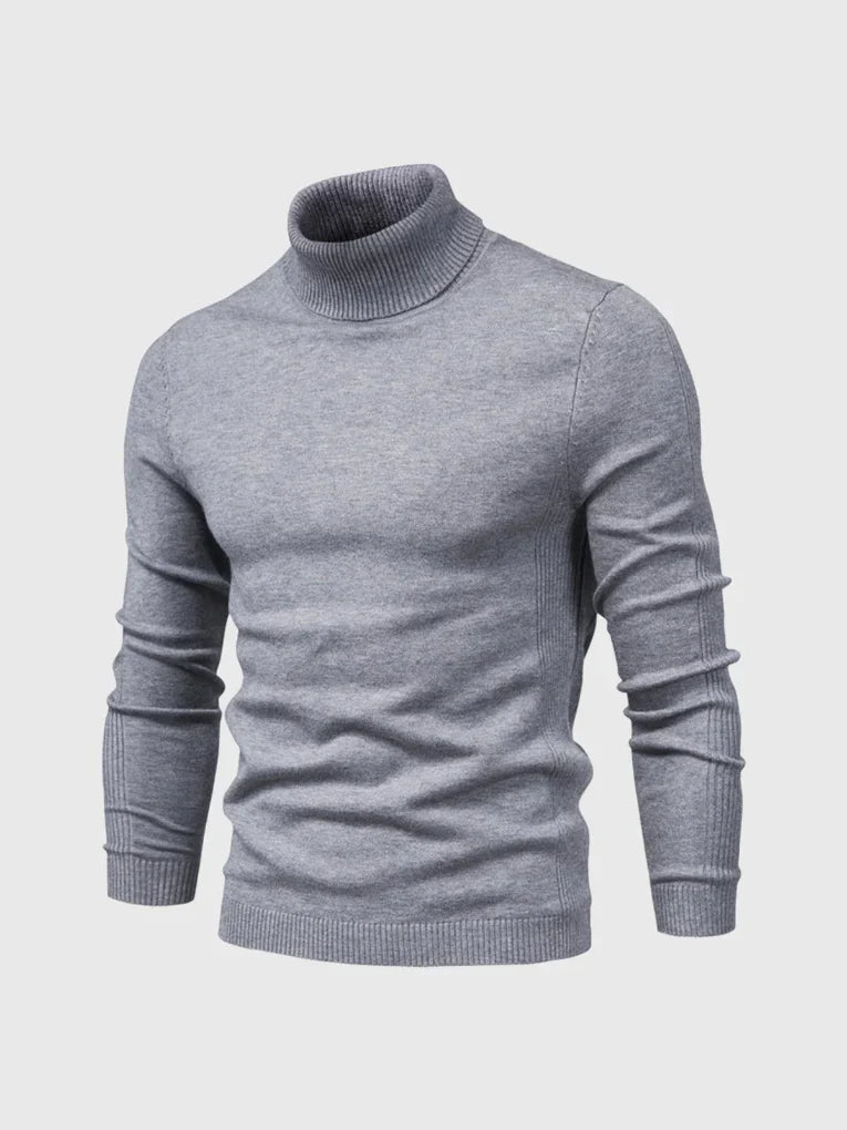 Men's Turtleneck Sweater – Washable and Versatile