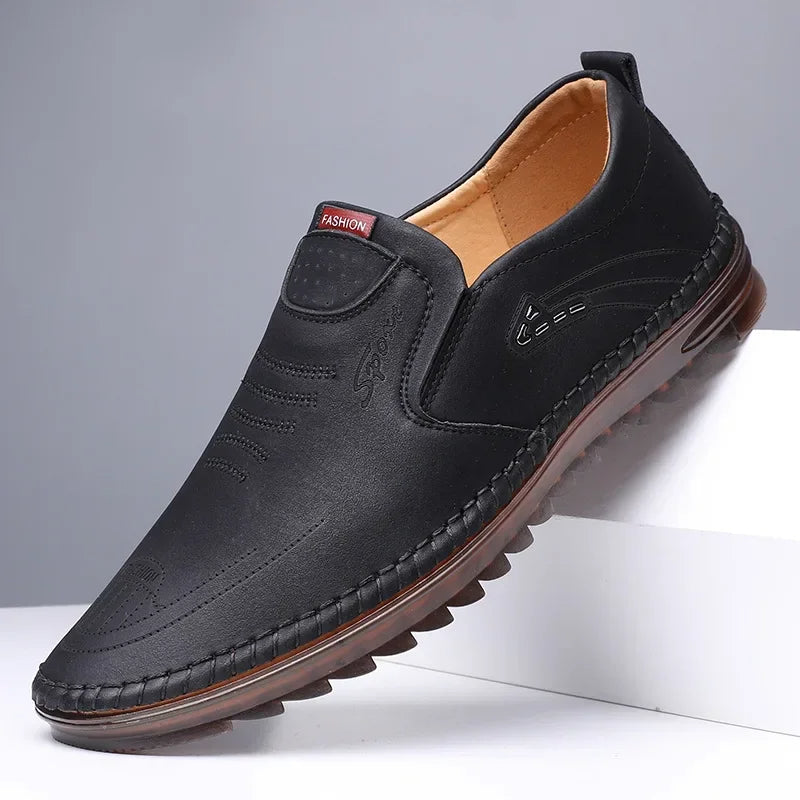 Men's Faux Leather Loafers