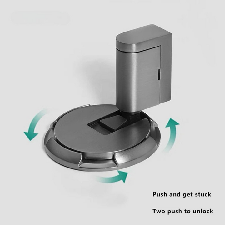 No Drill Magnetic Door Stopper Floor Mount