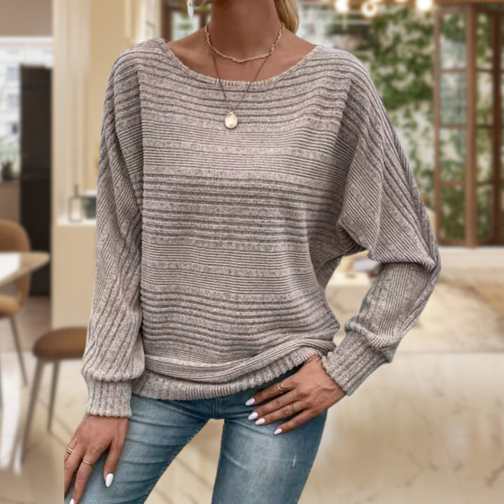 Trendy Women's Sweater with Contemporary Texture - Emma