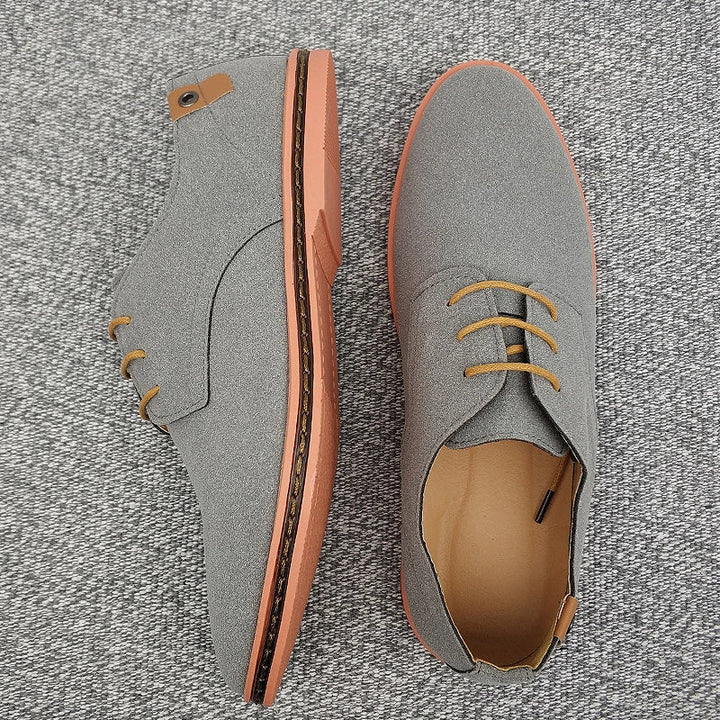 Classic Step Suede Leather Oxford Shoes