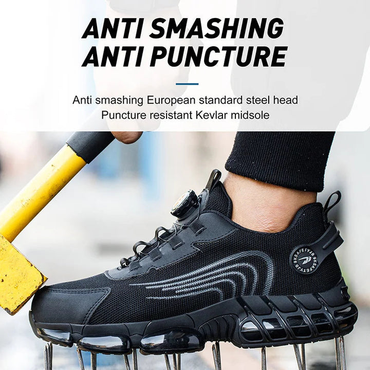 Men's Lace-Up Safety Work Shoes