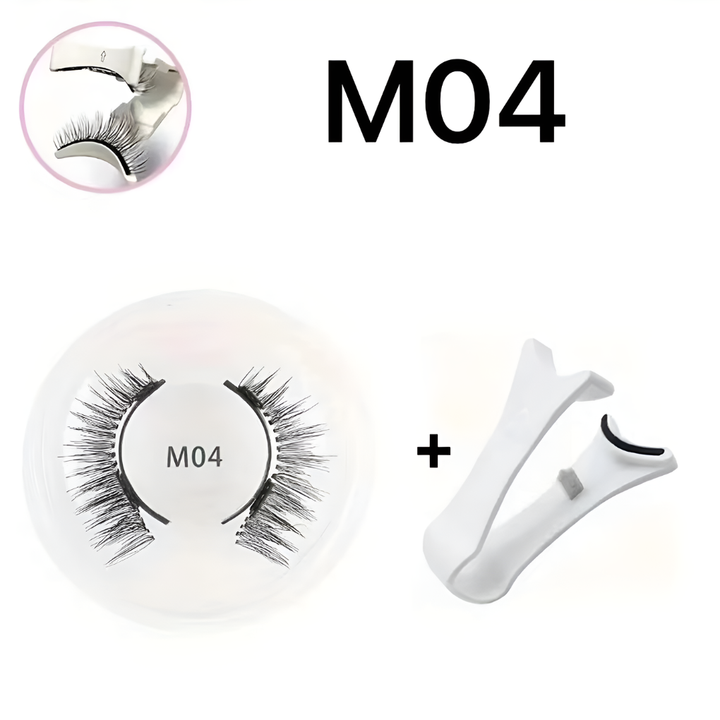 Reusable Magnetic Eyelash & Tweezer Set