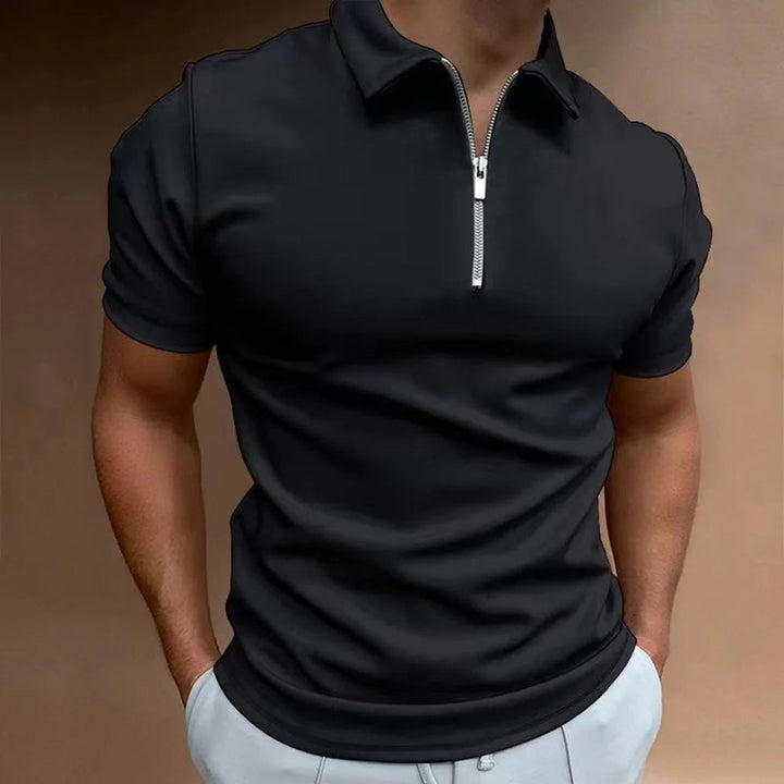 Polo with Zip Collar - Modern Sophistication Meets Everyday Comfort