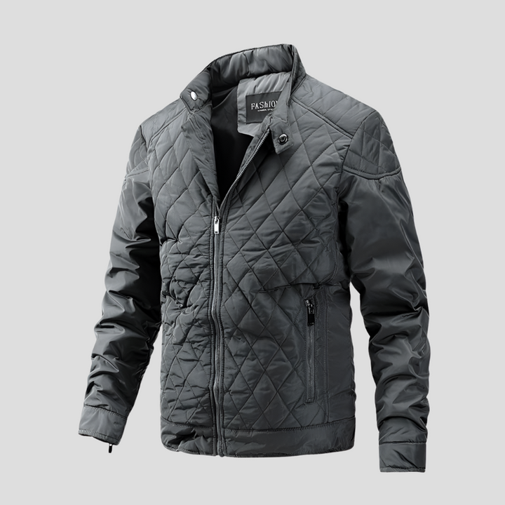 Men’s Smart-Casual Quilted Jacket – Transitional Comfort