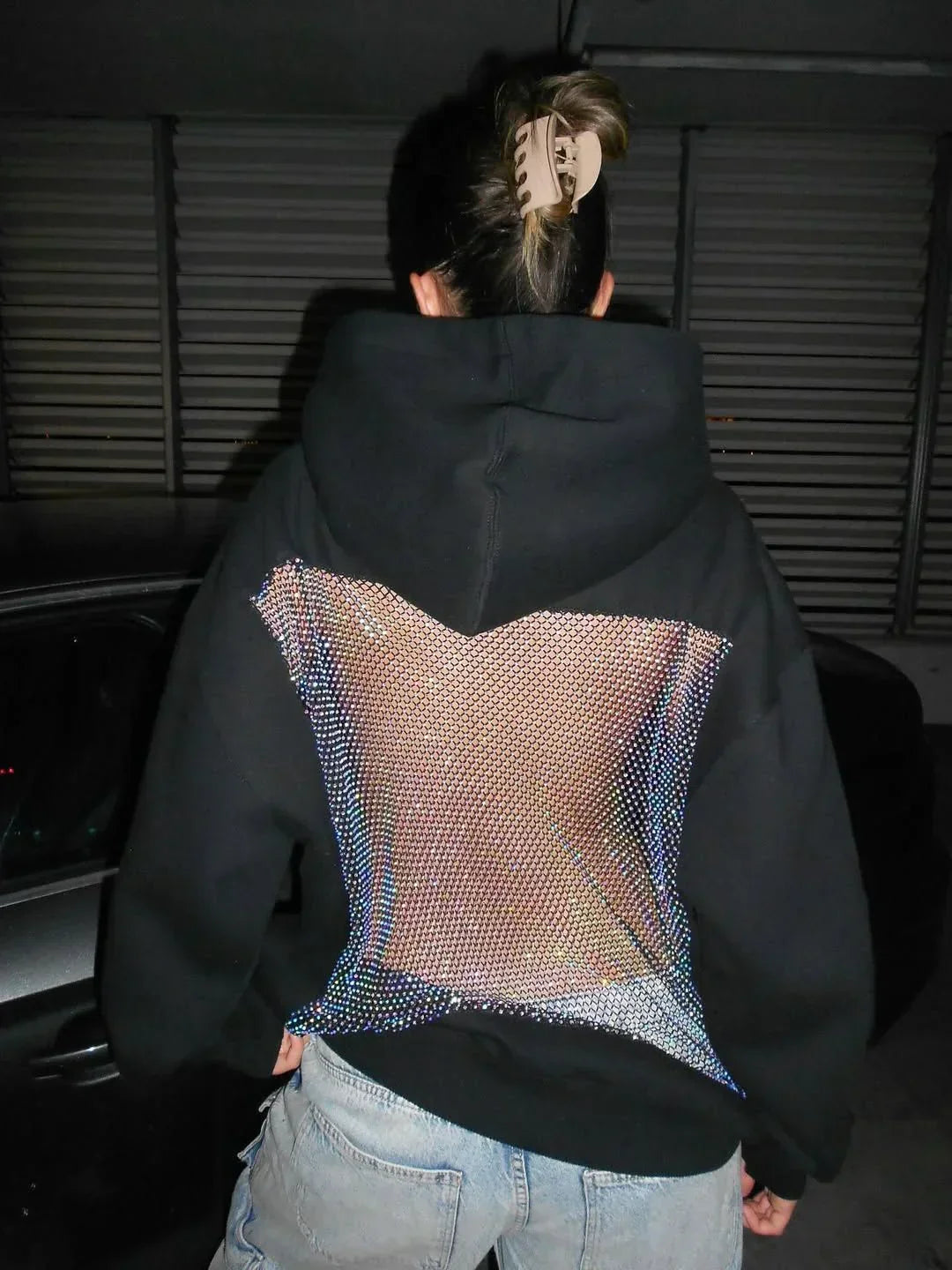 BackStageGlow | When the Lights Come On, This Hoodie Doesn't Just Shine, It Owns the Room