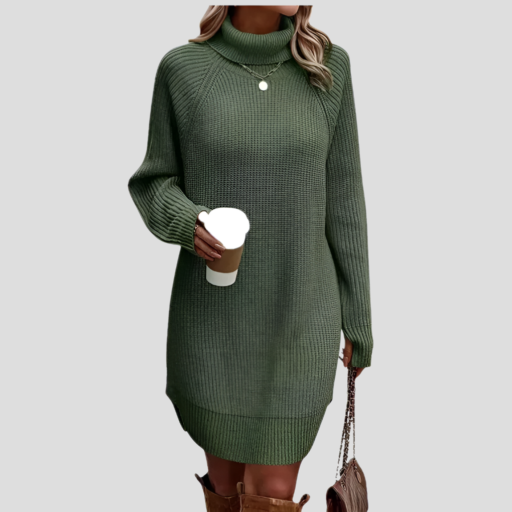 Elegant Knitted Dress for Women