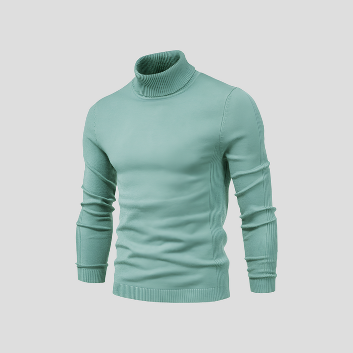 Men’s Casual Turtleneck Sweater – All-Season Wear