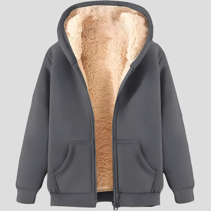 Men’s Fleece-Lined Winter Hoodie Jacket