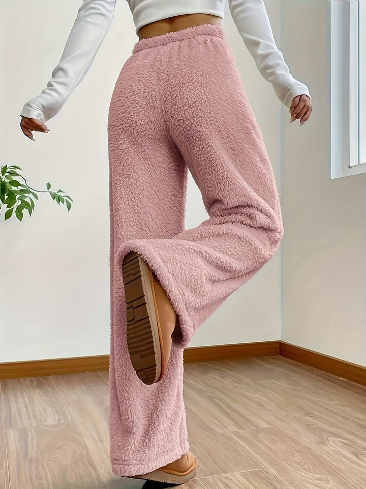 Women's Soft Teddy Sherpa Lounge Pants – Noémie