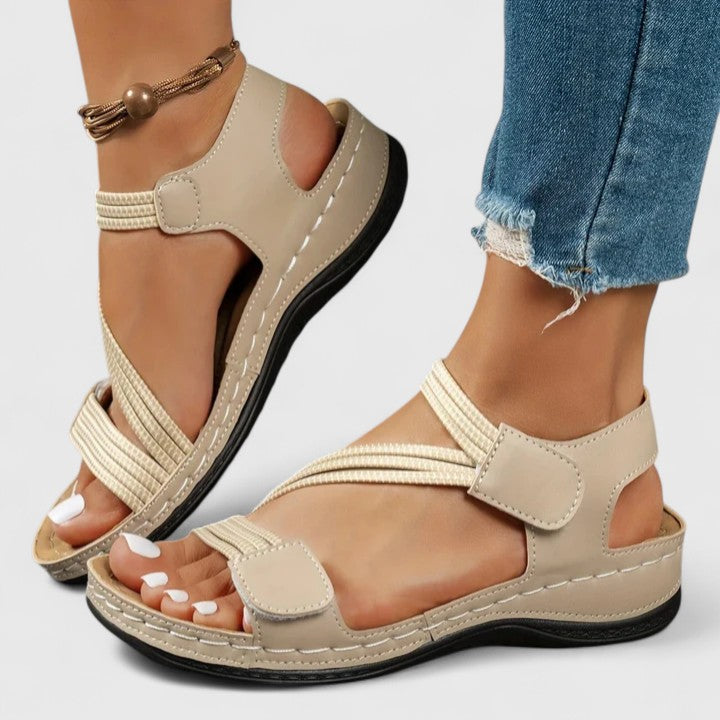 Strappy Platform Sandals with Open Toe for Women