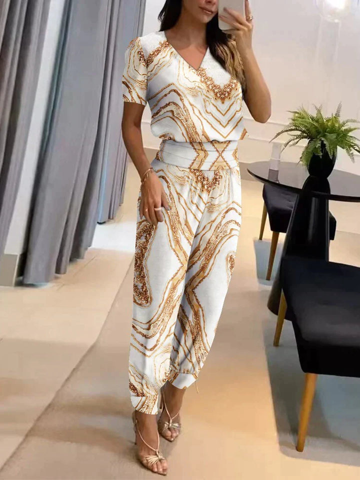 Women's Casual and Elegant Two-Piece Set