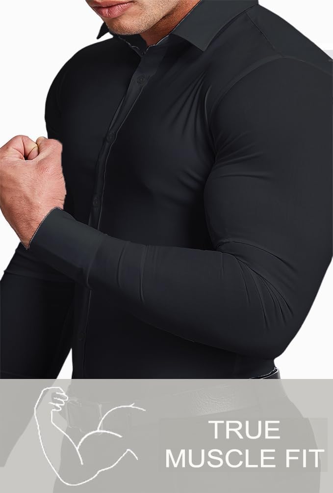 Men's Slim-Fit Wrinkle-Free Shirt for Spring 2026 – David