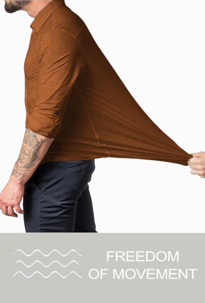 Men's Slim-Fit Wrinkle-Free Shirt for Spring 2026 – David