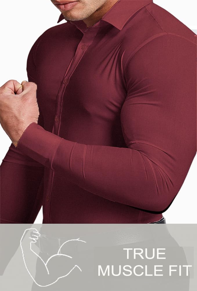Men's Slim-Fit Wrinkle-Free Shirt for Spring 2026 – David