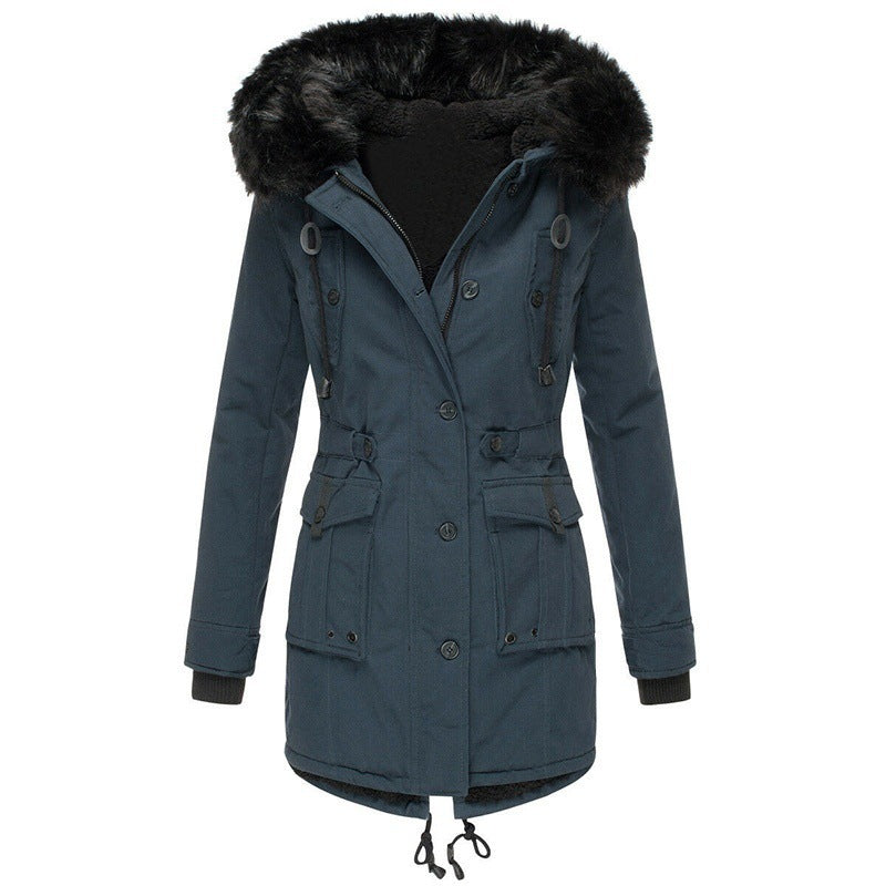Winter Coat with Hood for Women - Stylish Warmth for Cold Days