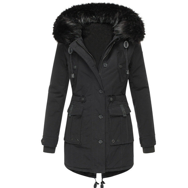 Winter Coat with Hood for Women - Stylish Warmth for Cold Days
