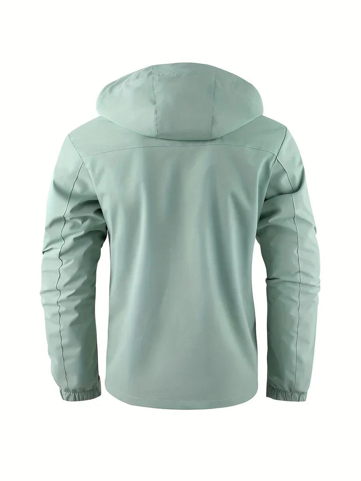 Men's Waterproof Winter Coat with Hood and Lined Interior