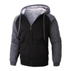 Men's hoodie lined with Sherpa fleece – Niels