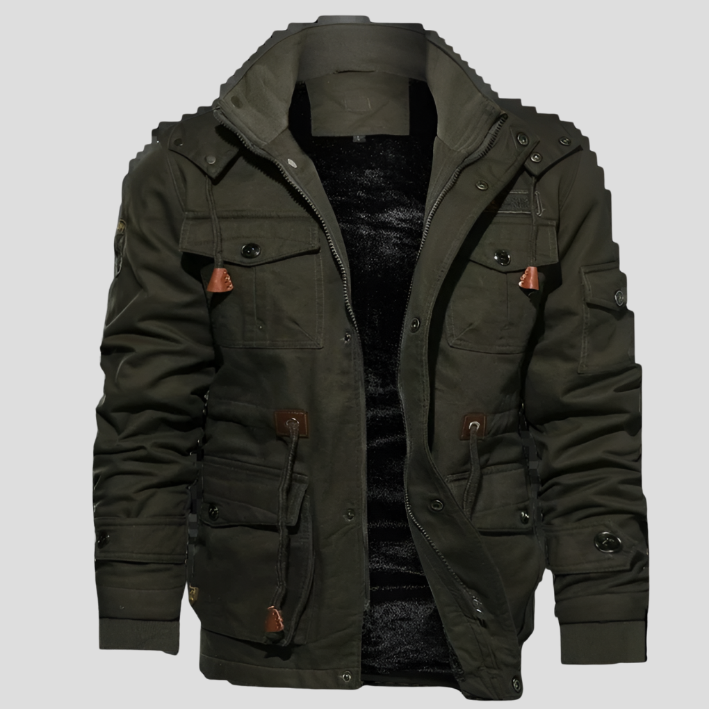 Robust Men's Jacket - Wind Resistant and Warm