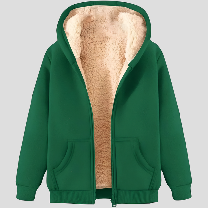 Men’s Fleece-Lined Winter Hoodie Jacket