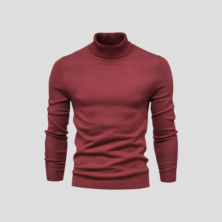 Men’s Casual Turtleneck Sweater – All-Season Wear