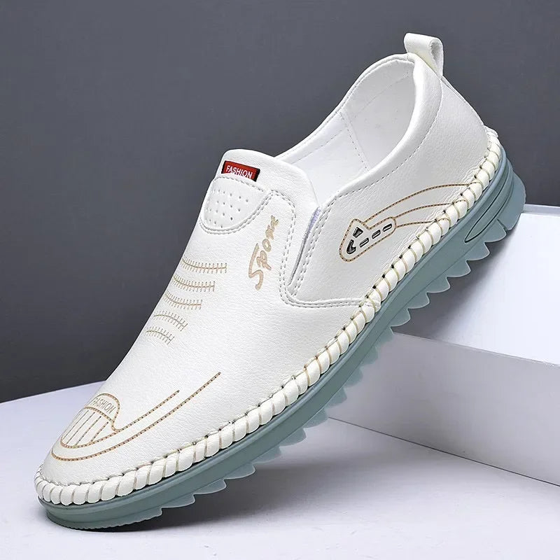 Men's Faux Leather Loafers