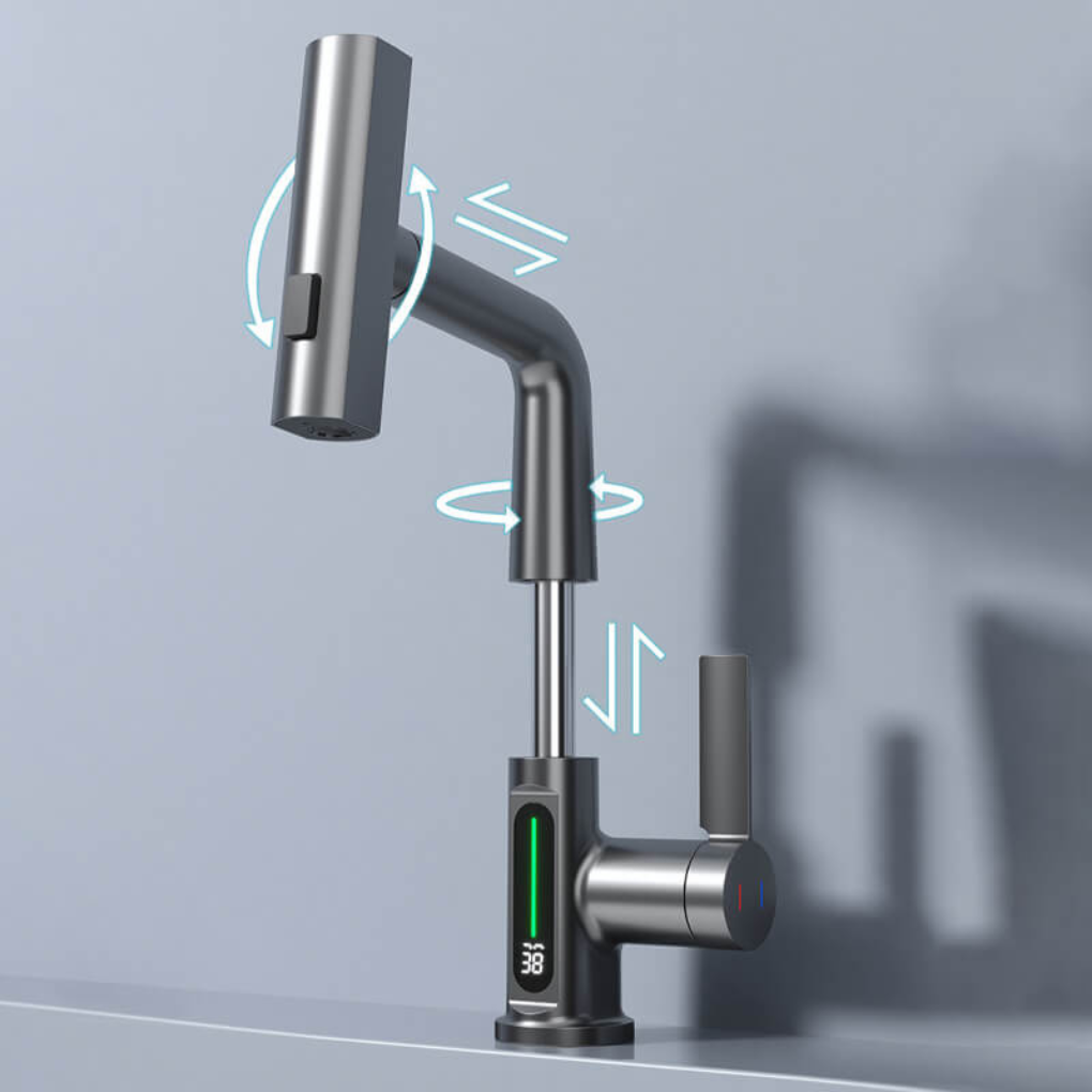 Flexible LED Faucet for Kitchen & Bathroom