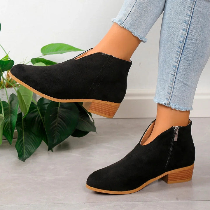 Stylish Suede Ankle Boots for Women
