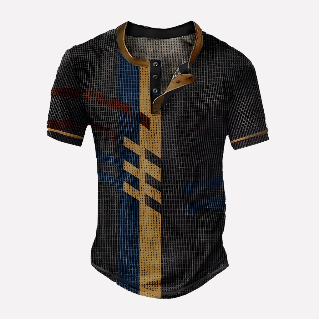 Men’s Waffle Knit Casual Tee