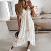 Women's Boho Tie Dress with Tassels