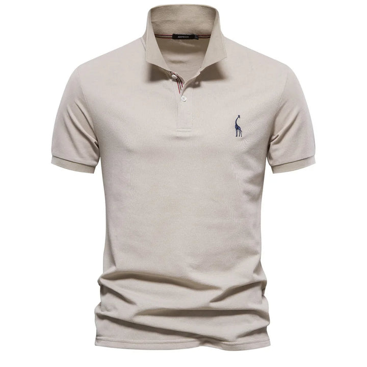 Men's Embroidered Classic Polo – Refined Detailing