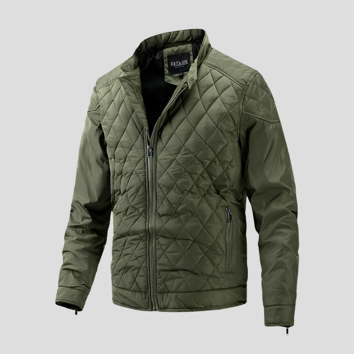 Men’s Smart-Casual Quilted Jacket – Transitional Comfort