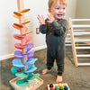Interactive Rainbow Marble Tower - Luca