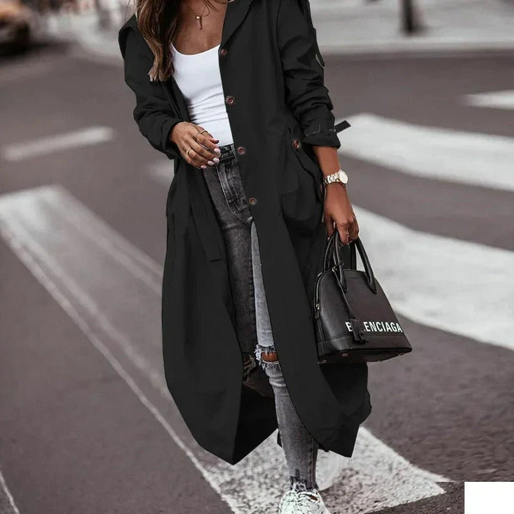 Women’s Trench Coat with Hood
