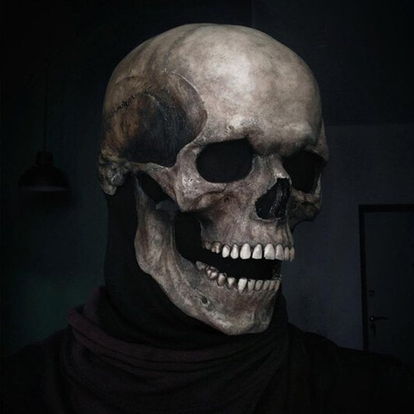 Skull Mask — Spread Fear in Every Room with Realistic Details and All-Night Comfort
