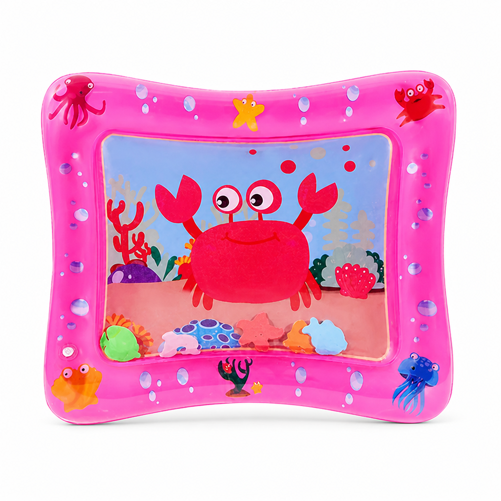 Cat water play mat with swimming fish - BPA-free silicone cooling mat